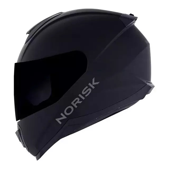 CAPACETE NORISK RAZOR MONOCOLOR PRETO FOSCO
