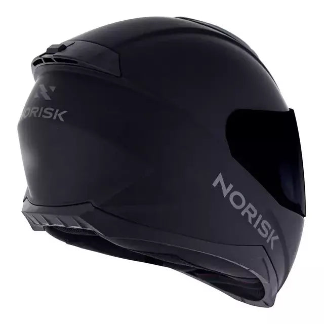 CAPACETE NORISK RAZOR MONOCOLOR PRETO FOSCO