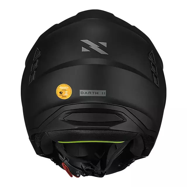CAPACETE NORISK DARTH II MONOCOLOR PRETO FOSCO