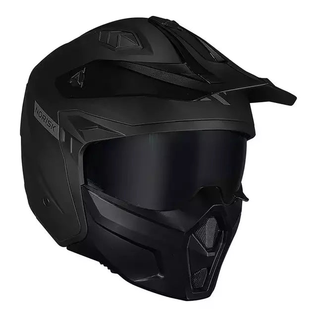 CAPACETE NORISK DARTH II MONOCOLOR PRETO FOSCO