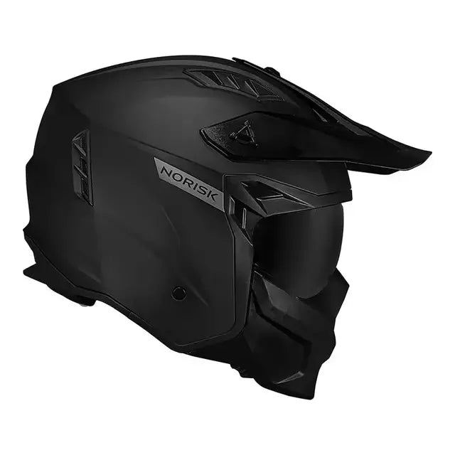 CAPACETE NORISK DARTH II MONOCOLOR PRETO FOSCO