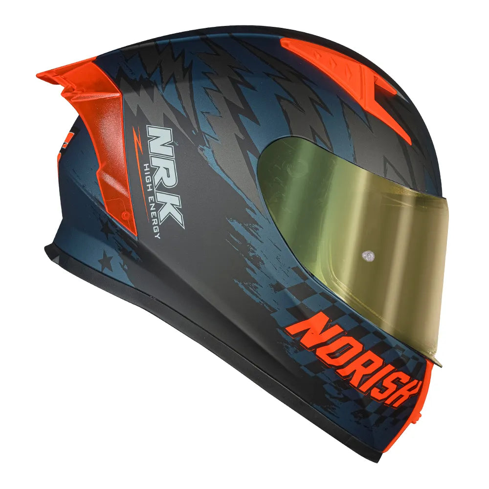 CAPACETE NORISK FLOW DAYTONA AZUL FOSCO
