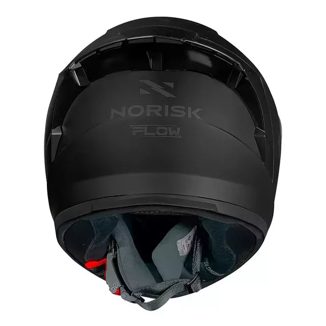 CAPACETE NORISK FLOW MONOCOLOR PRETO FOSCO