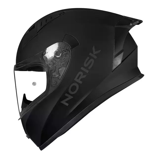 CAPACETE NORISK FLOW MONOCOLOR PRETO FOSCO