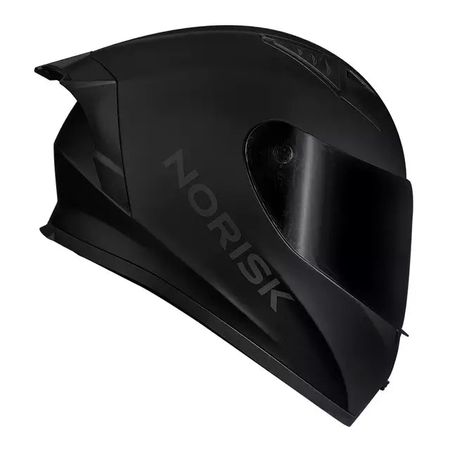 CAPACETE NORISK FLOW MONOCOLOR PRETO FOSCO