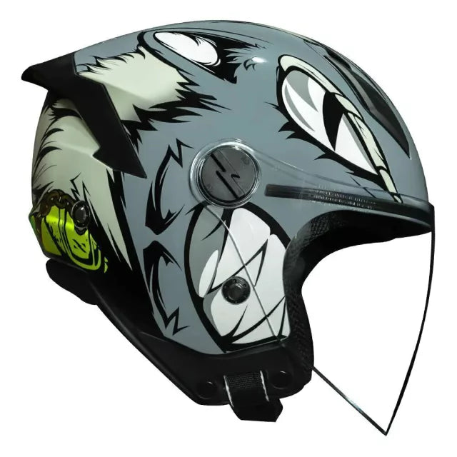 CAPACETE NORISK NEO HYENA CINZA
