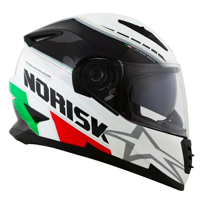 CAPACETE NORISK SOUL FF302 GRAND PRIX ITALY