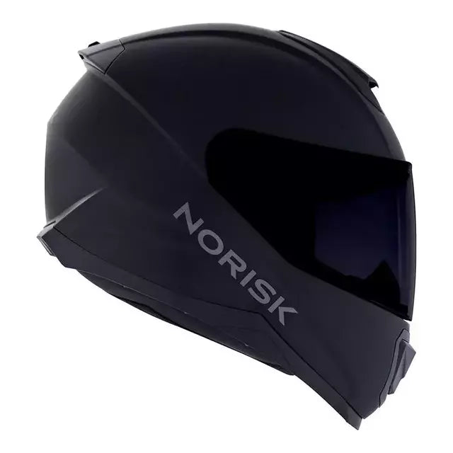 CAPACETE NORISK RAZOR MONOCOLOR PRETO FOSCO