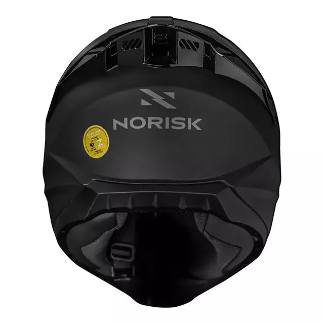 CAPACETE NORISK RAZOR MONOCOLOR FOSCO BLACK EDITION