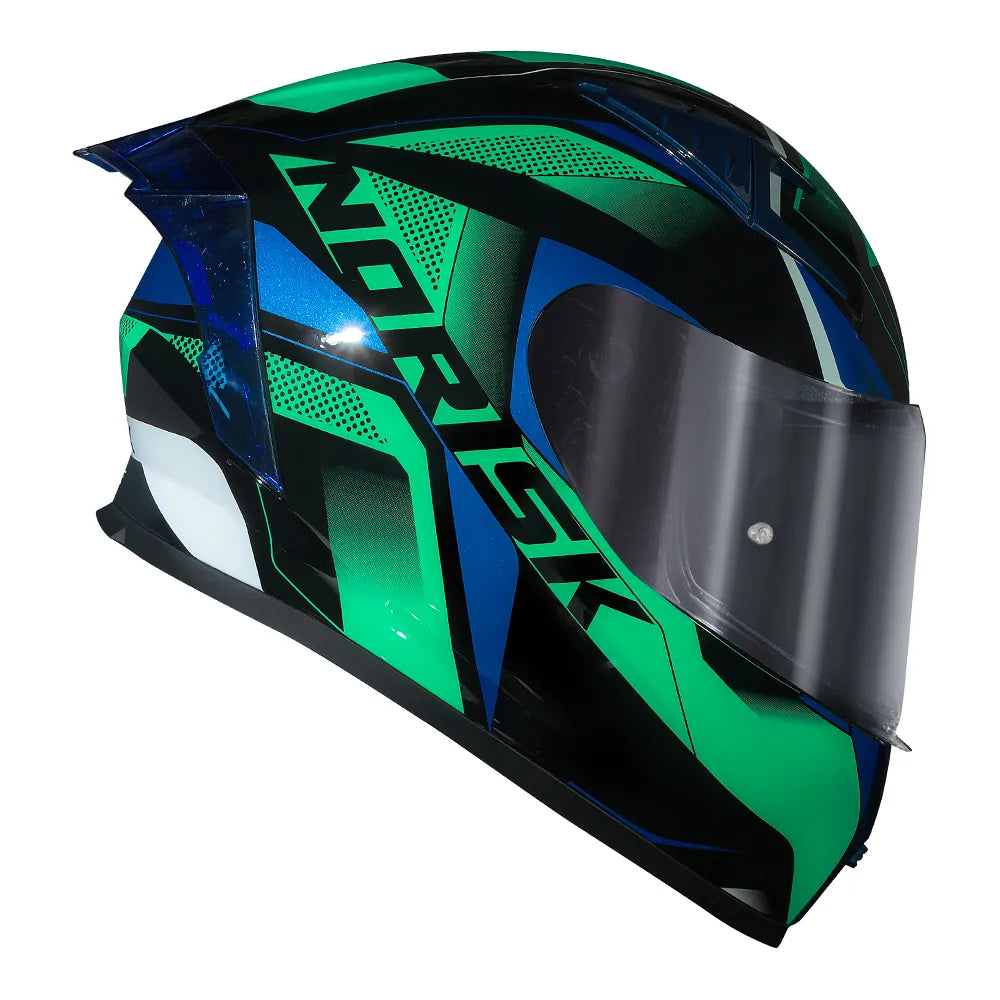 CAPACETE NORISK FLOW PULSE VERDE