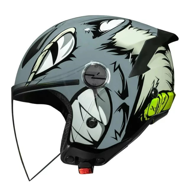 CAPACETE NORISK NEO HYENA CINZA